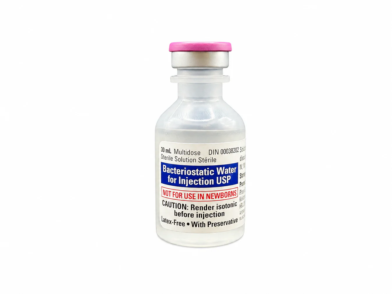 Bacteriostatic Water 30 mL / bottle