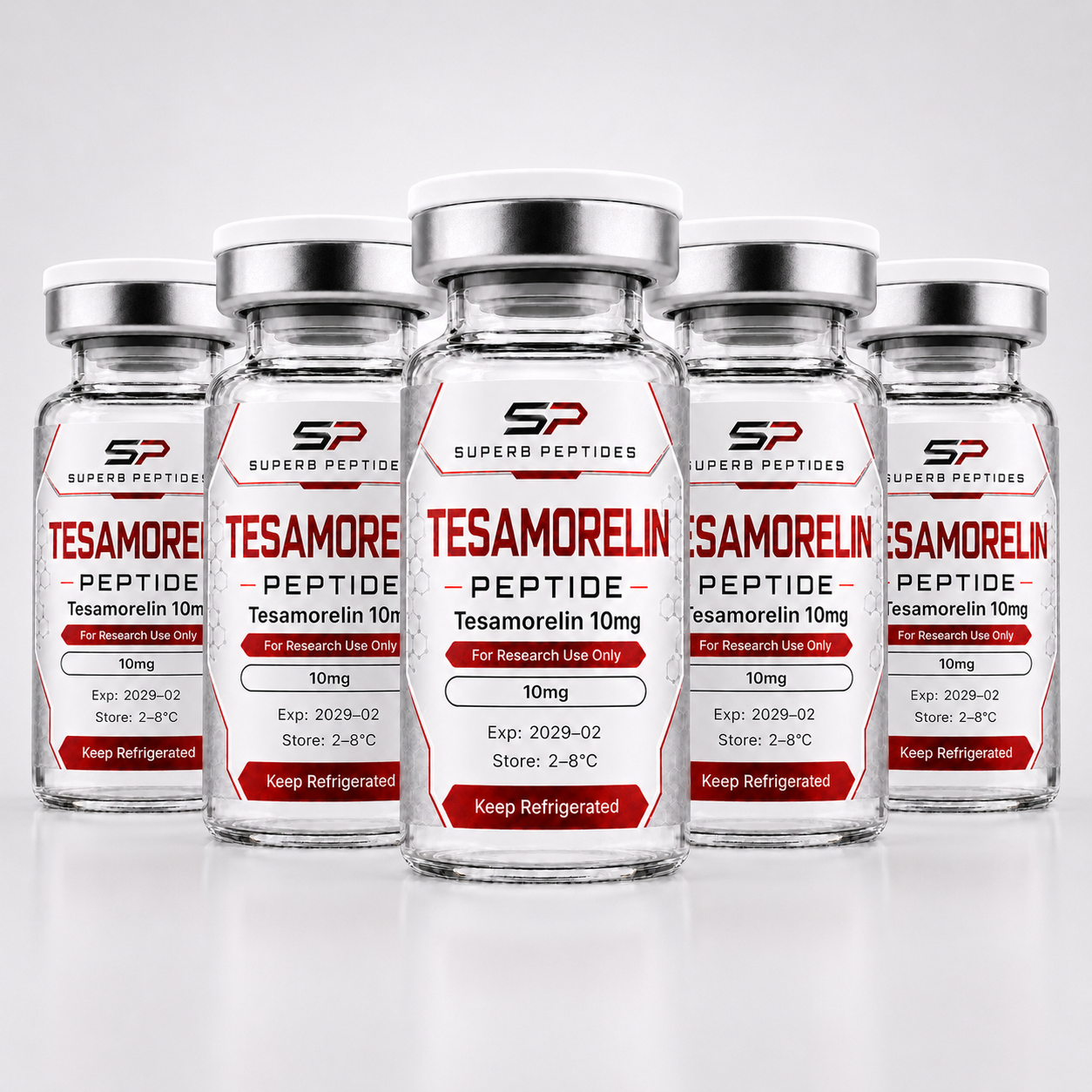 Tesamorelin 3-Pack 3 × 10 mg / vial, vial (SP-TESA-10-3PK)