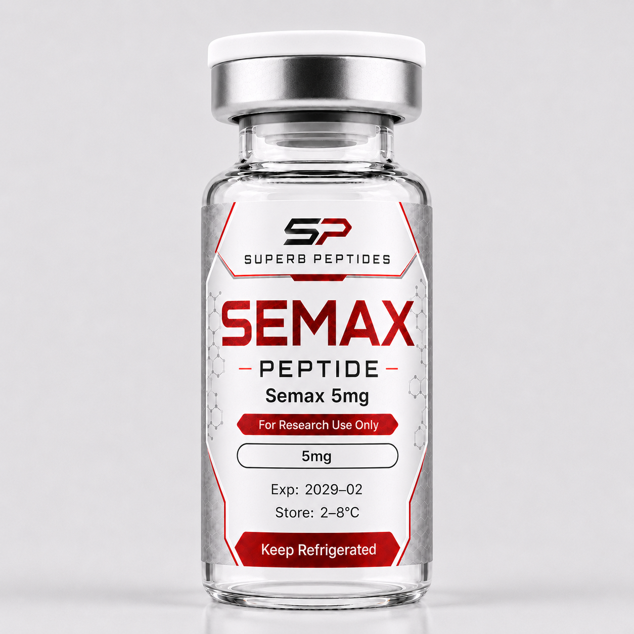 Semax research vial