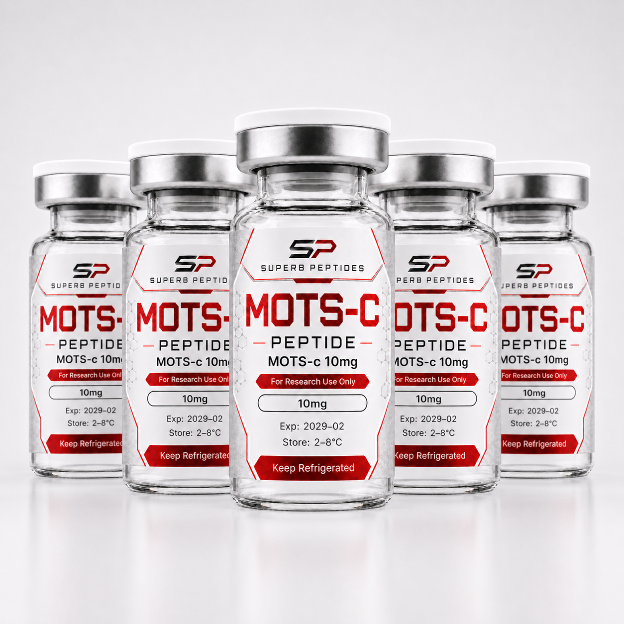 MOTS-c 3-Pack 3 × 10 mg / vial research vial